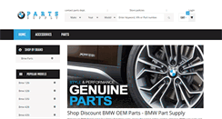 Desktop Screenshot of bmwpartsupply.com