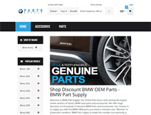 Tablet Screenshot of bmwpartsupply.com